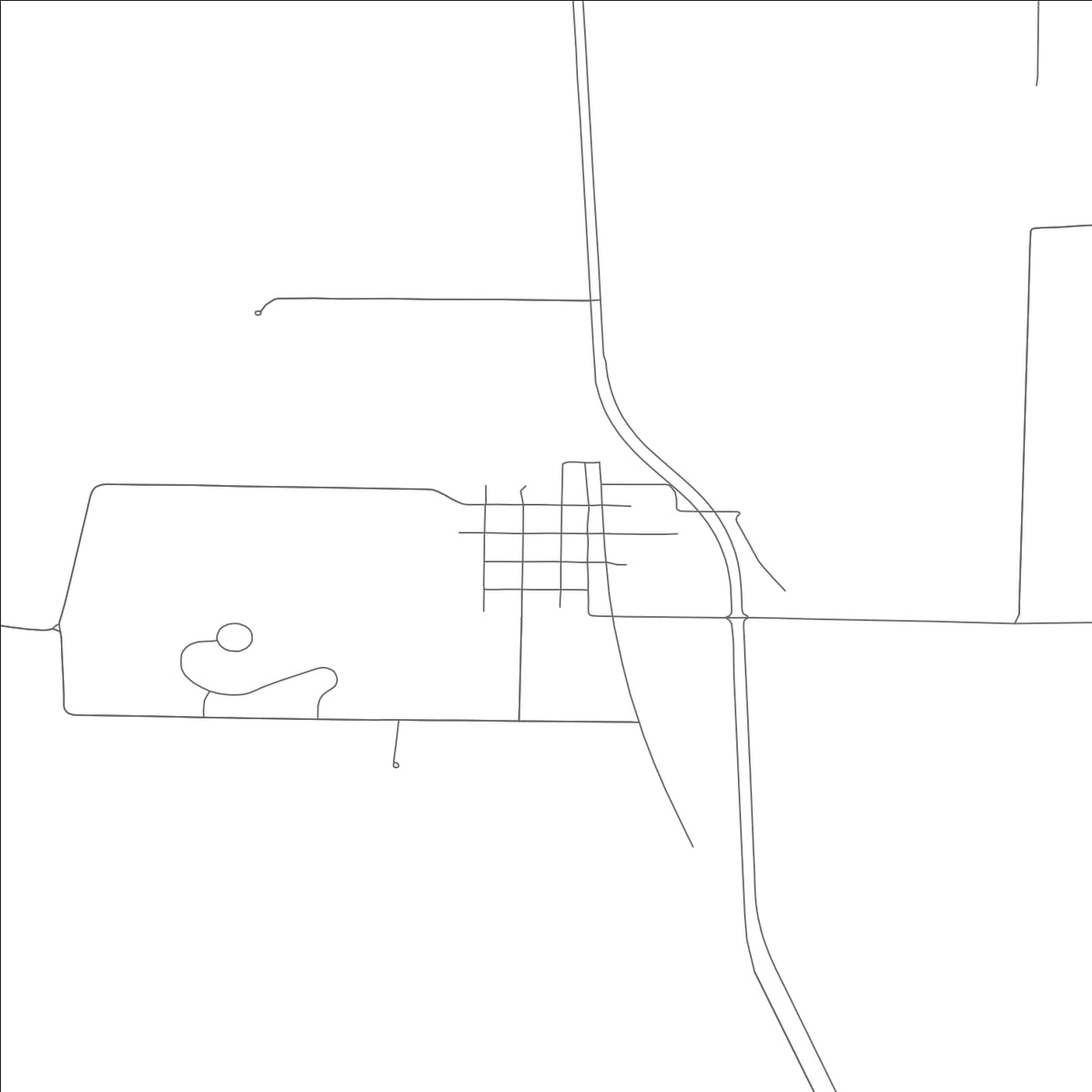 ROAD MAP OF JACKSONVILLE, MISSOURI BY MAPBAKES