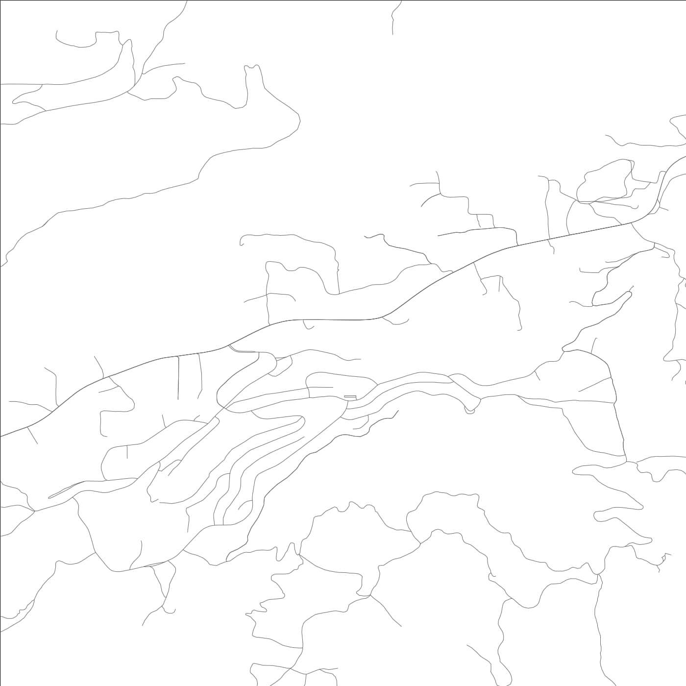 ROAD MAP OF FOREST MEADOWS, CALIFORNIA BY MAPBAKES