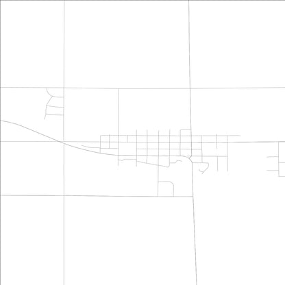 ROAD MAP OF LARCHWOOD, LOWA BY MAPBAKES