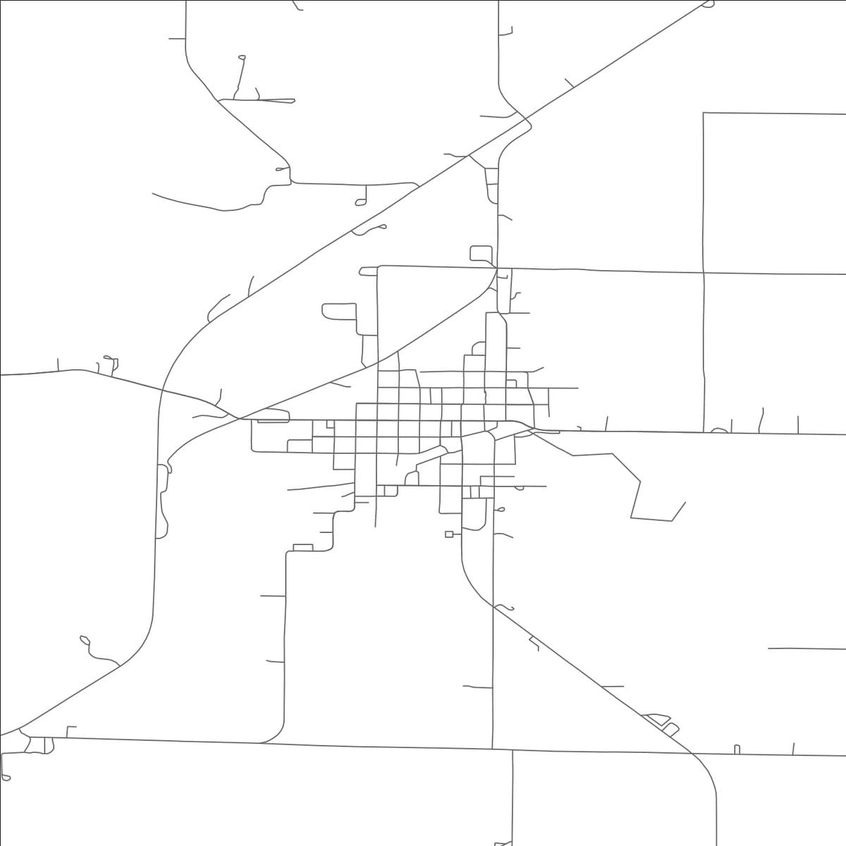 ROAD MAP OF JAMESPORT, MISSOURI BY MAPBAKES