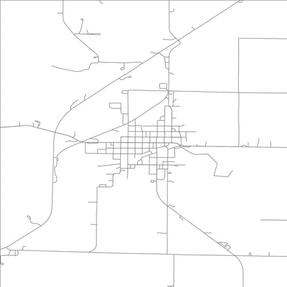 ROAD MAP OF JAMESPORT, MISSOURI BY MAPBAKES