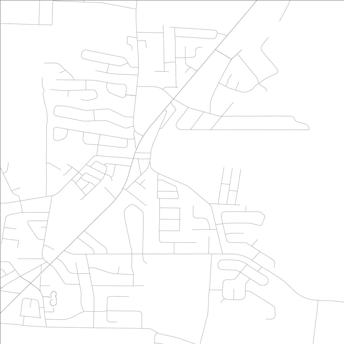 ROAD MAP OF BEMISS, GEORGIA BY MAPBAKES