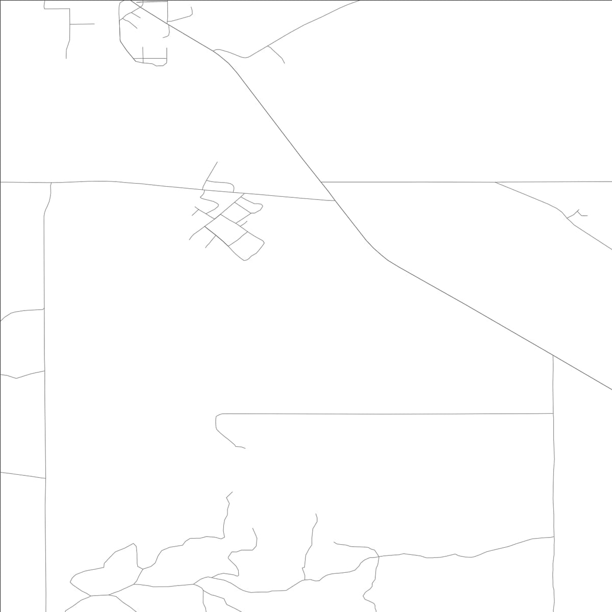 ROAD MAP OF DE SMET, IDAHO BY MAPBAKES