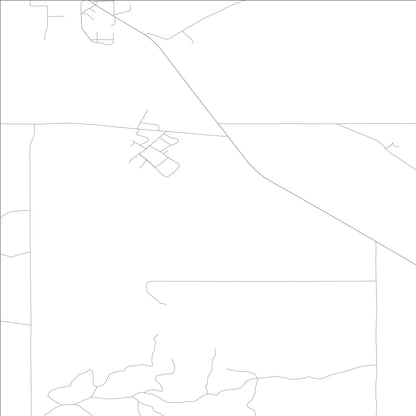 ROAD MAP OF DE SMET, IDAHO BY MAPBAKES