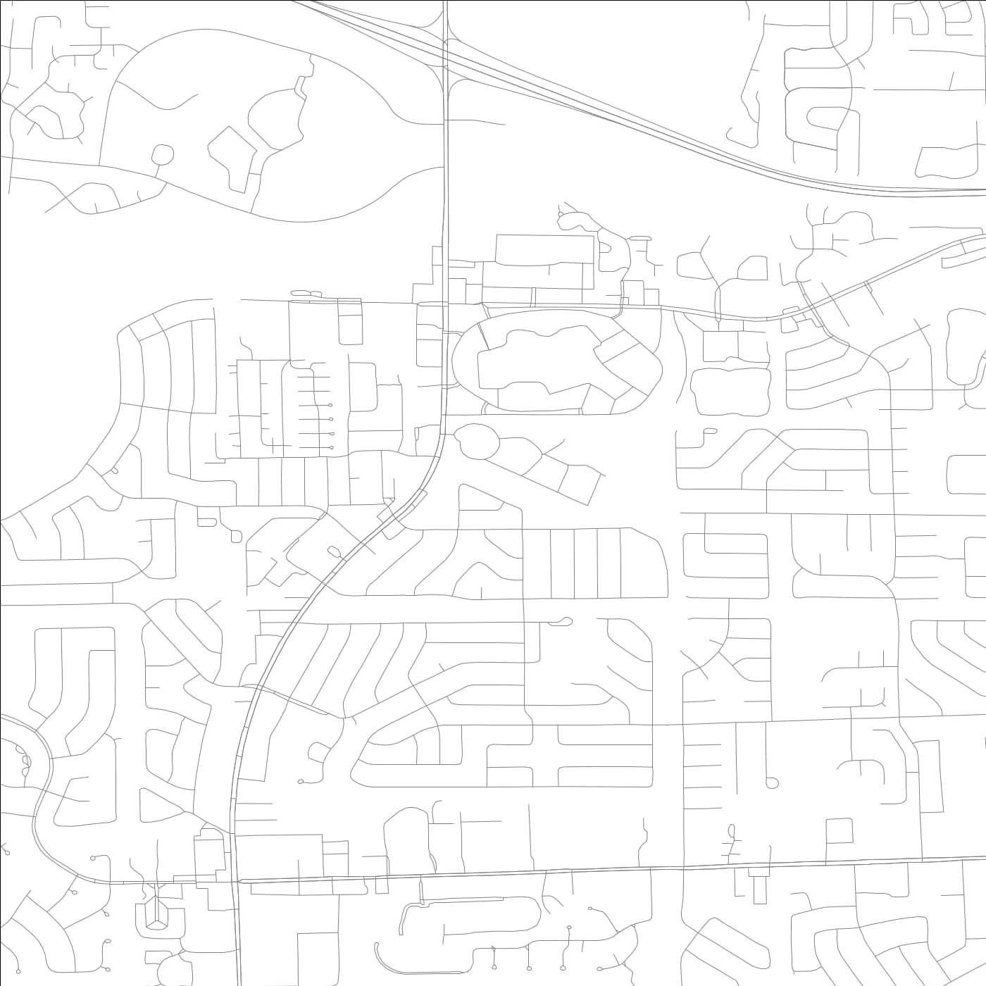 ROAD MAP OF BELLAIR MEADOWBROOK TERRACE, FLORIDA BY MAPBAKES