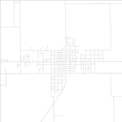 ROAD MAP OF GIRARD, ILLINOIS BY MAPBAKES