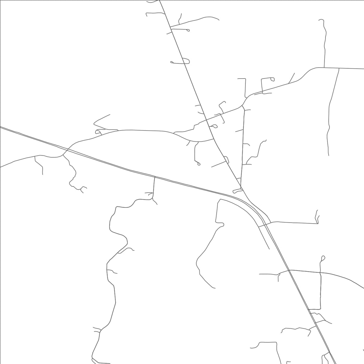ROAD MAP OF JANE, MISSOURI BY MAPBAKES