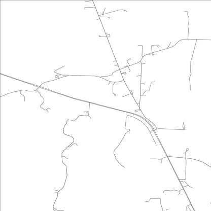 ROAD MAP OF JANE, MISSOURI BY MAPBAKES