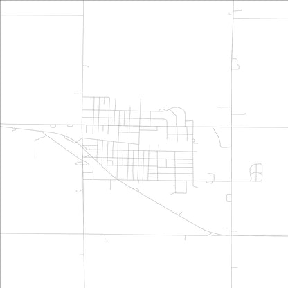 ROAD MAP OF LAURENS, LOWA BY MAPBAKES