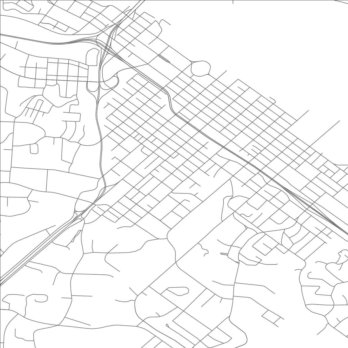 ROAD MAP OF JEFFERSON CITY, MISSOURI BY MAPBAKES