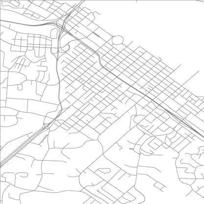 ROAD MAP OF JEFFERSON CITY, MISSOURI BY MAPBAKES