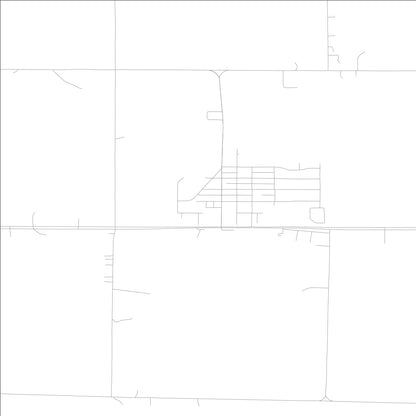 ROAD MAP OF LAWTON, LOWA BY MAPBAKES