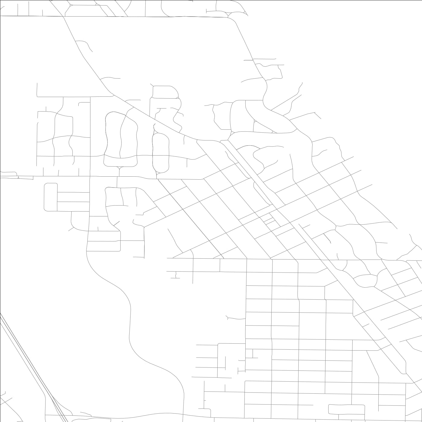 ROAD MAP OF GLENCOE, ILLINOIS BY MAPBAKES