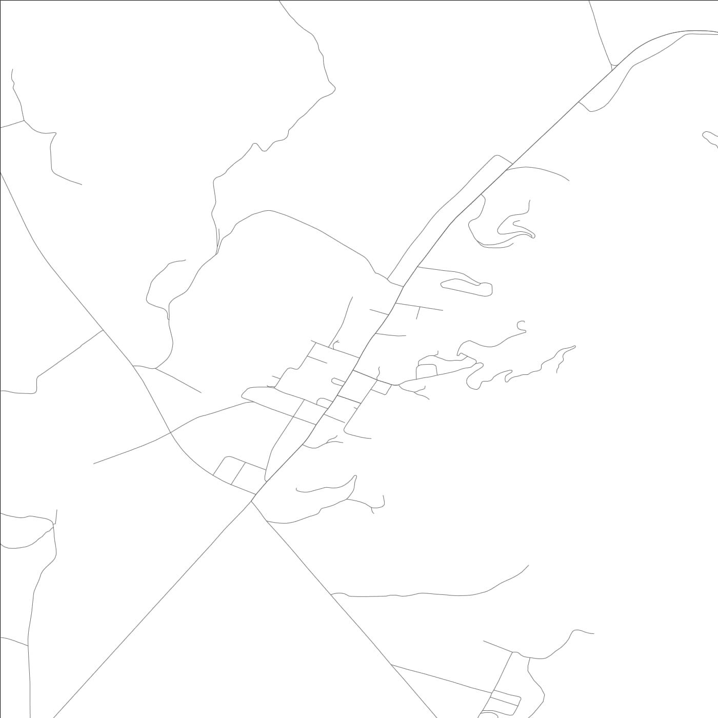 ROAD MAP OF FORT JONES, CALIFORNIA BY MAPBAKES