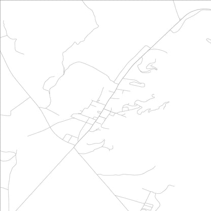 ROAD MAP OF FORT JONES, CALIFORNIA BY MAPBAKES