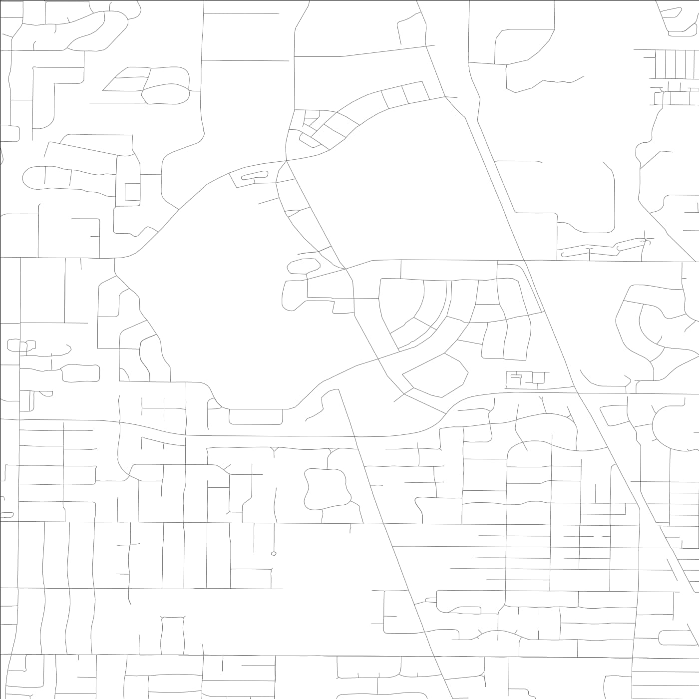 ROAD MAP OF GLENVIEW, ILLINOIS BY MAPBAKES