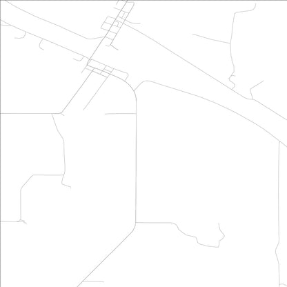 ROAD MAP OF LEANDO, LOWA BY MAPBAKES