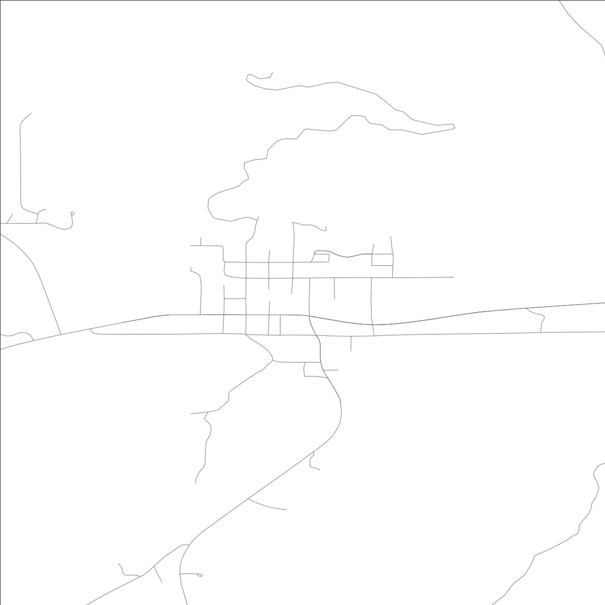 ROAD MAP OF DEARY, IDAHO BY MAPBAKES