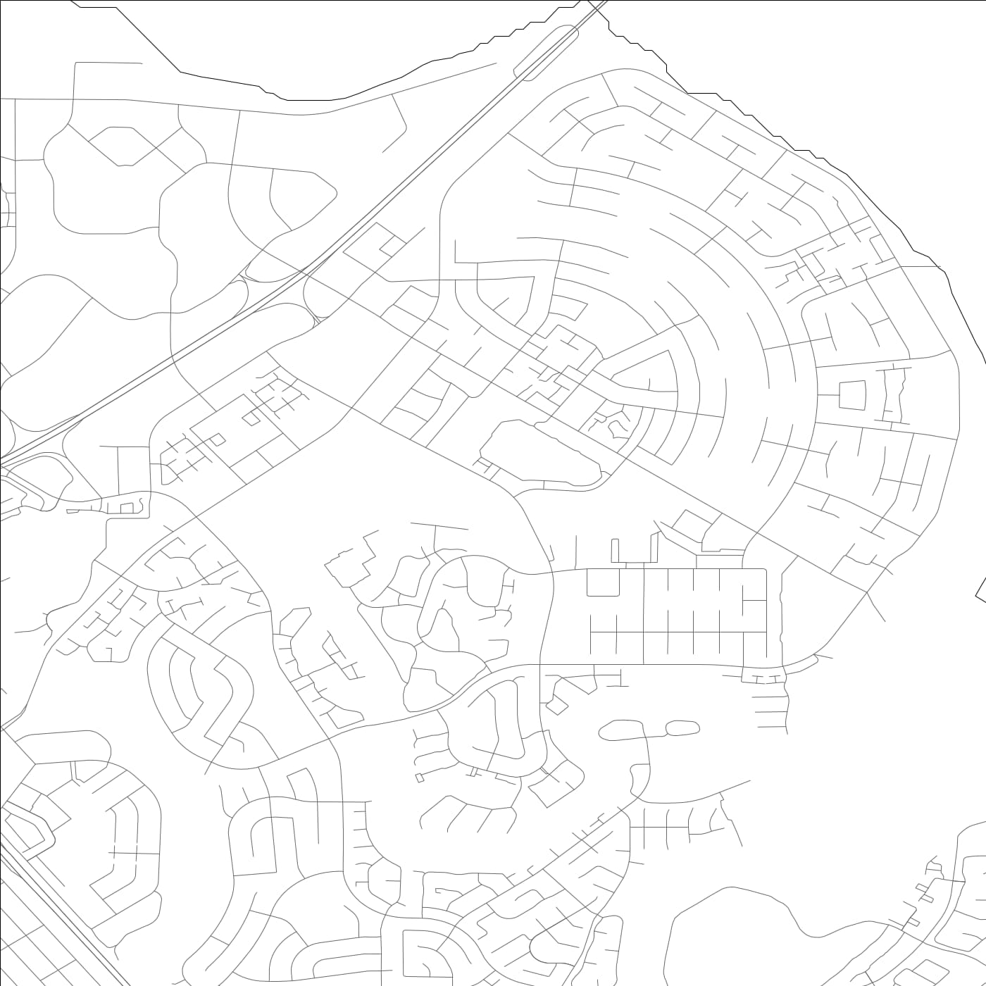 ROAD MAP OF FOSTER CITY, CALIFORNIA BY MAPBAKES