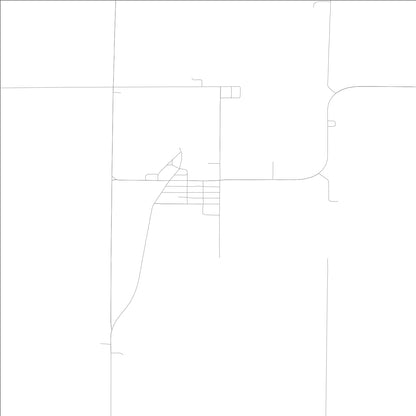 ROAD MAP OF LEDYARD, LOWA BY MAPBAKES