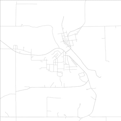 ROAD MAP OF LEHIGH, LOWA BY MAPBAKES