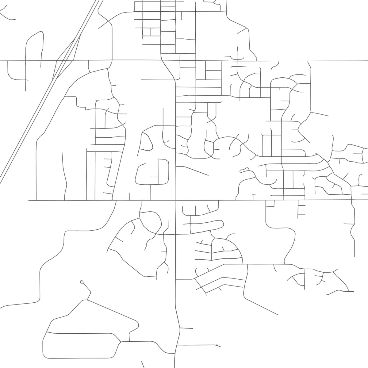 ROAD MAP OF KEARNEY, MISSOURI BY MAPBAKES