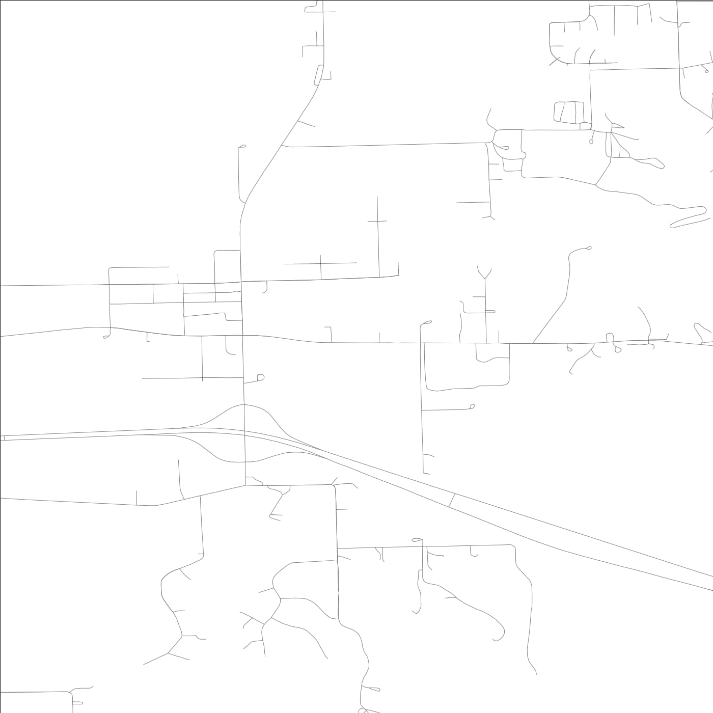 ROAD MAP OF GOODFIELD, ILLINOIS BY MAPBAKES