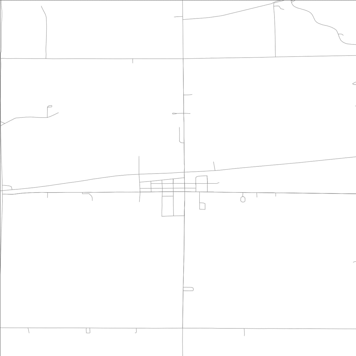 ROAD MAP OF DECLO, IDAHO BY MAPBAKES