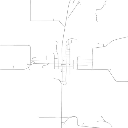 ROAD MAP OF KINGSTON, MISSOURI BY MAPBAKES