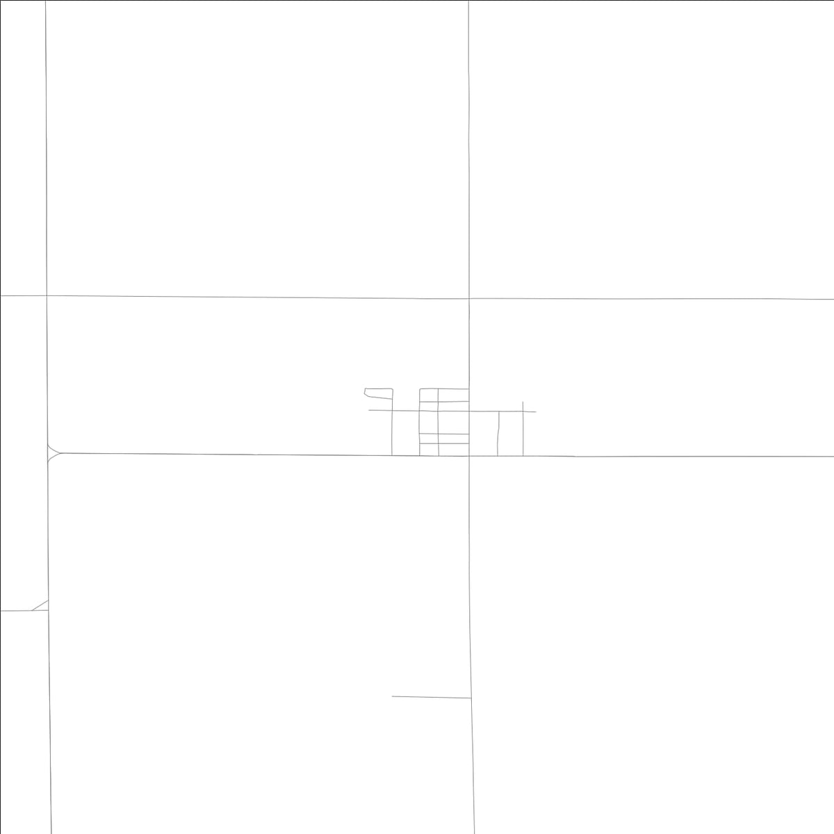ROAD MAP OF LINCOLN, LOWA BY MAPBAKES