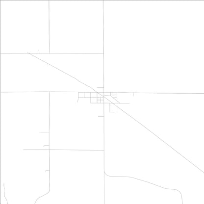 ROAD MAP OF LINDEN, LOWA BY MAPBAKES