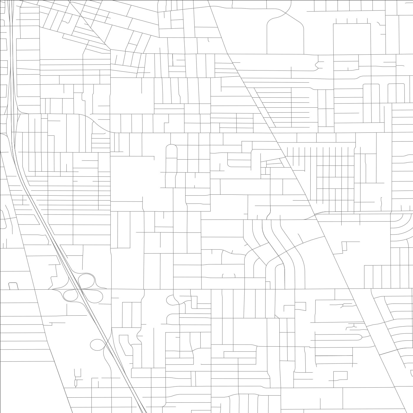 ROAD MAP OF FRUITRIDGE POCKET, CALIFORNIA BY MAPBAKES