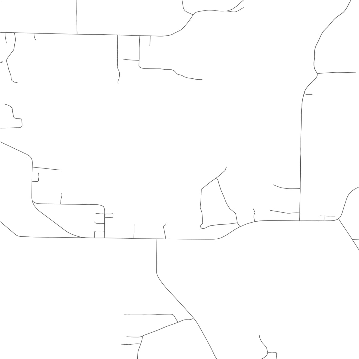 ROAD MAP OF KIRBYVILLE, MISSOURI BY MAPBAKES
