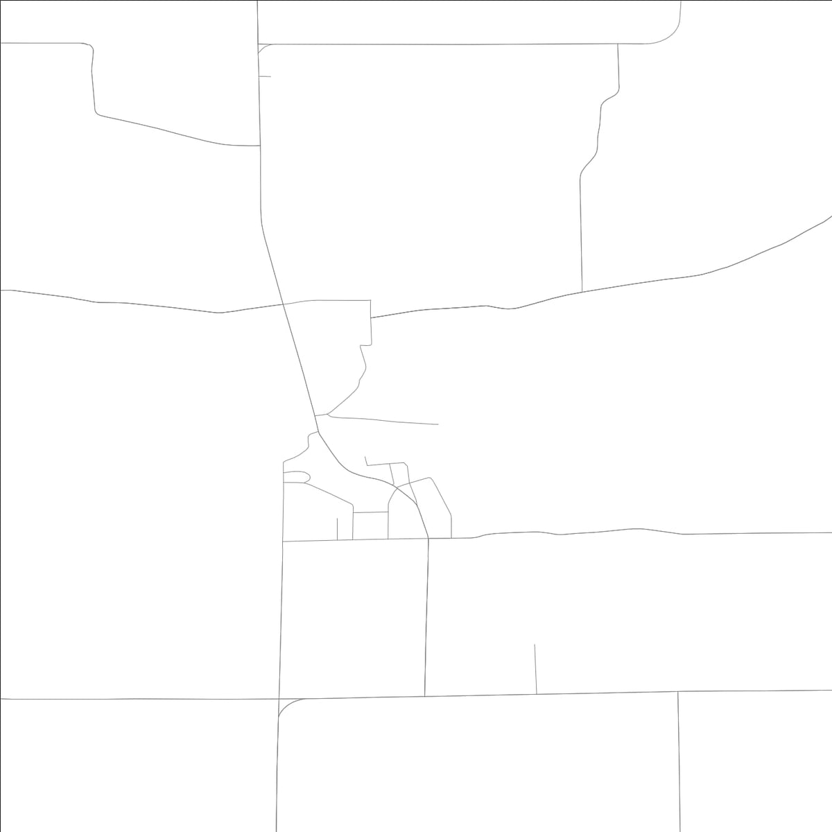 ROAD MAP OF LINN GROVE, LOWA BY MAPBAKES