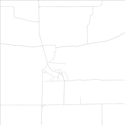 ROAD MAP OF LINN GROVE, LOWA BY MAPBAKES
