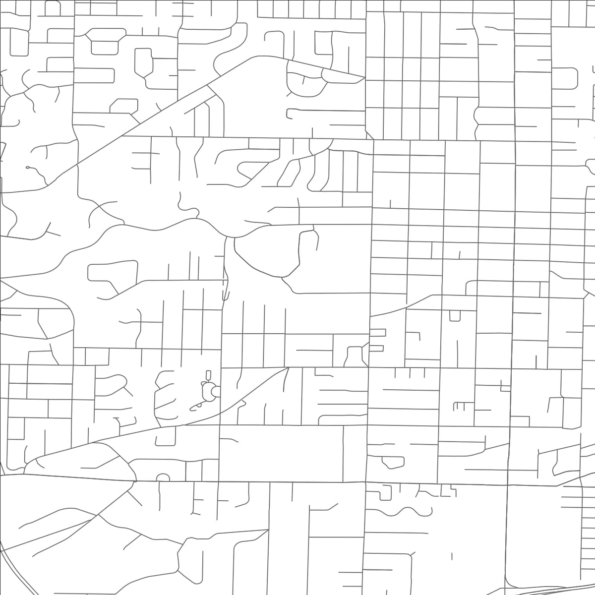 ROAD MAP OF KIRKWOOD, MISSOURI BY MAPBAKES