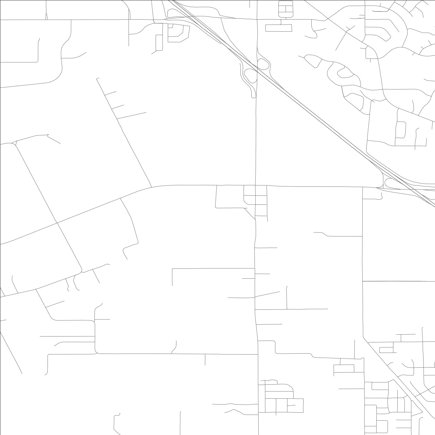 ROAD MAP OF FULTON, CALIFORNIA BY MAPBAKES