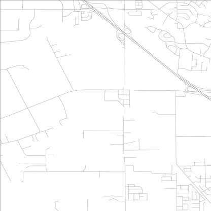 ROAD MAP OF FULTON, CALIFORNIA BY MAPBAKES