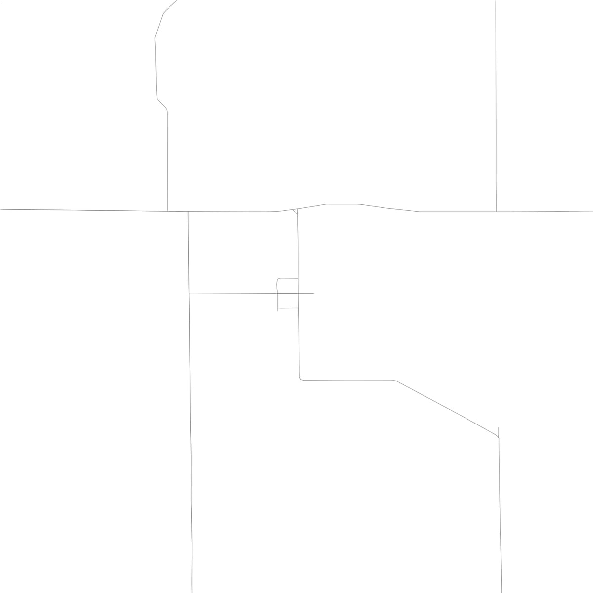 ROAD MAP OF LITTLE CEDAR, LOWA BY MAPBAKES