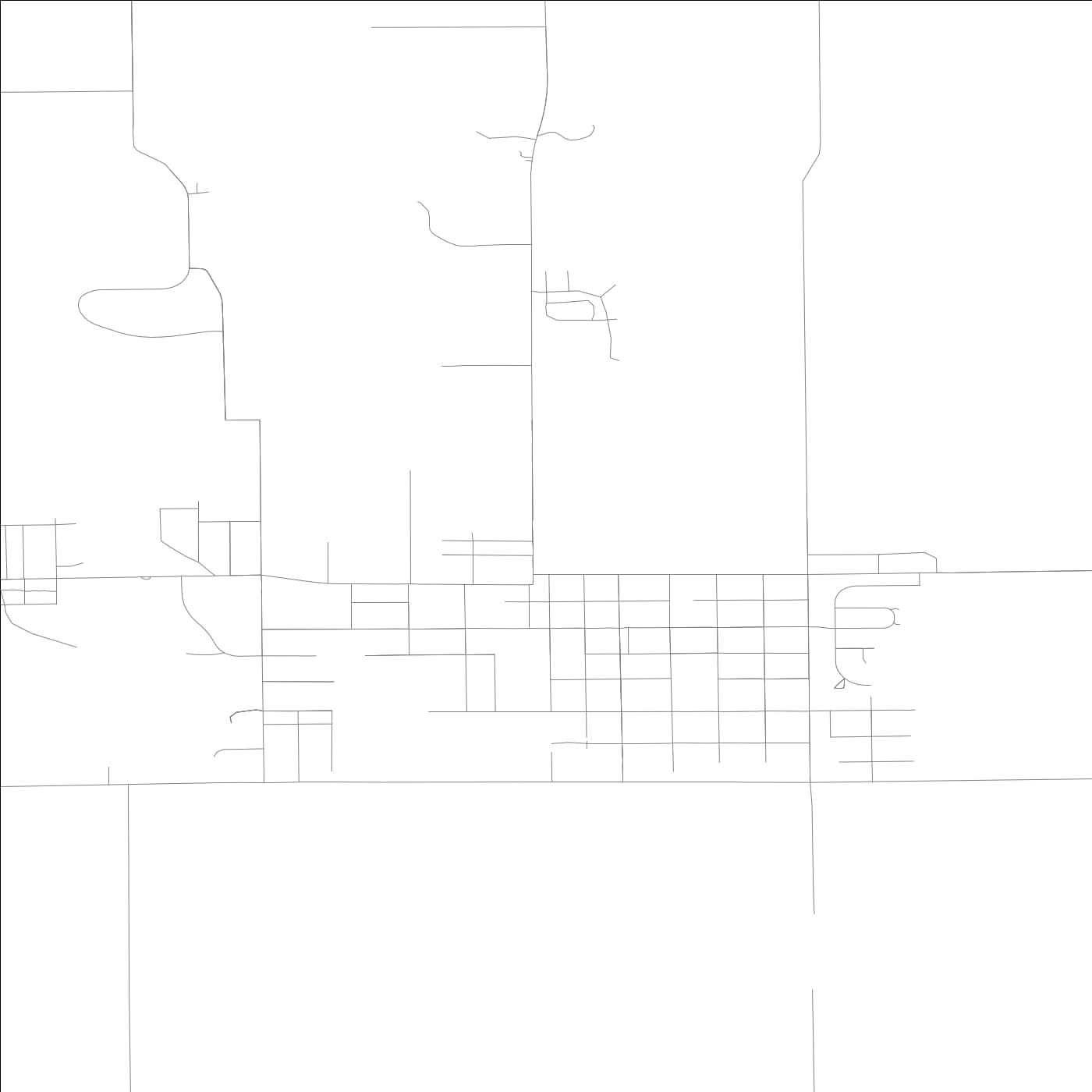 ROAD MAP OF GRANVILLE, ILLINOIS BY MAPBAKES