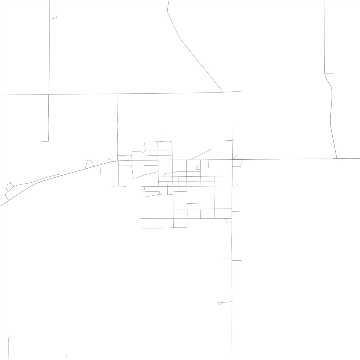 ROAD MAP OF LIVERMORE, LOWA BY MAPBAKES