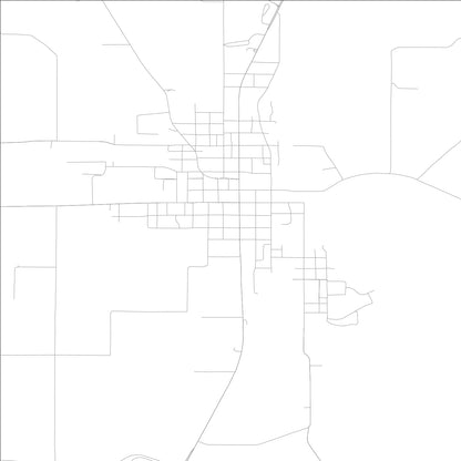 ROAD MAP OF GRAYVILLE, ILLINOIS BY MAPBAKES