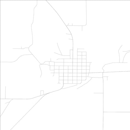 ROAD MAP OF LOGAN, LOWA BY MAPBAKES