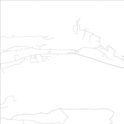 ROAD MAP OF GASQUET, CALIFORNIA BY MAPBAKES