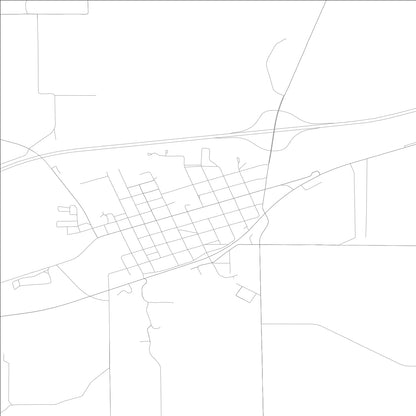 ROAD MAP OF GREENUP, ILLINOIS BY MAPBAKES