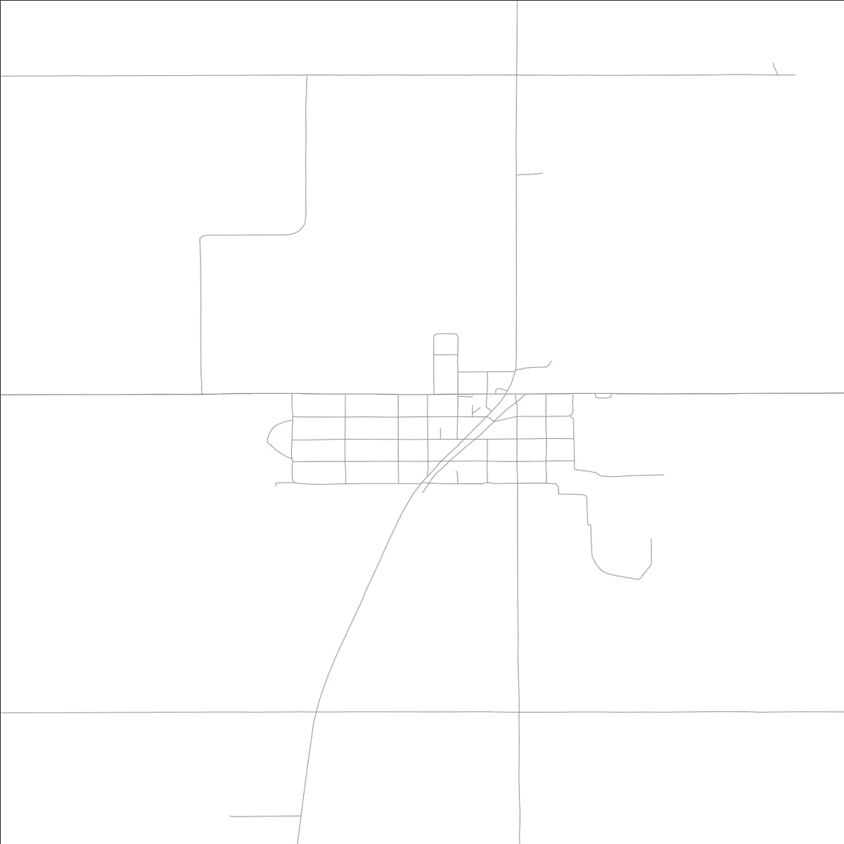 ROAD MAP OF LORIMOR, LOWA BY MAPBAKES