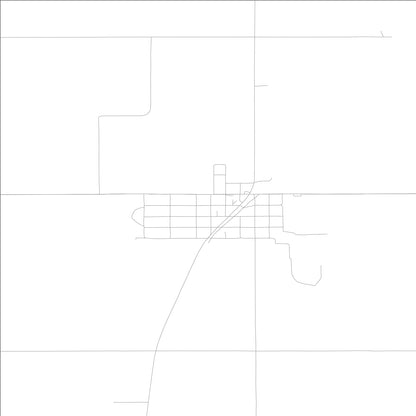 ROAD MAP OF LORIMOR, LOWA BY MAPBAKES