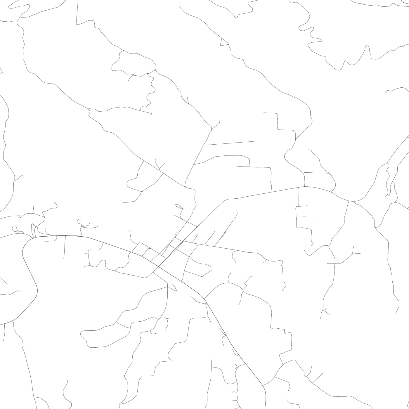 ROAD MAP OF GEORGETOWN, CALIFORNIA BY MAPBAKES