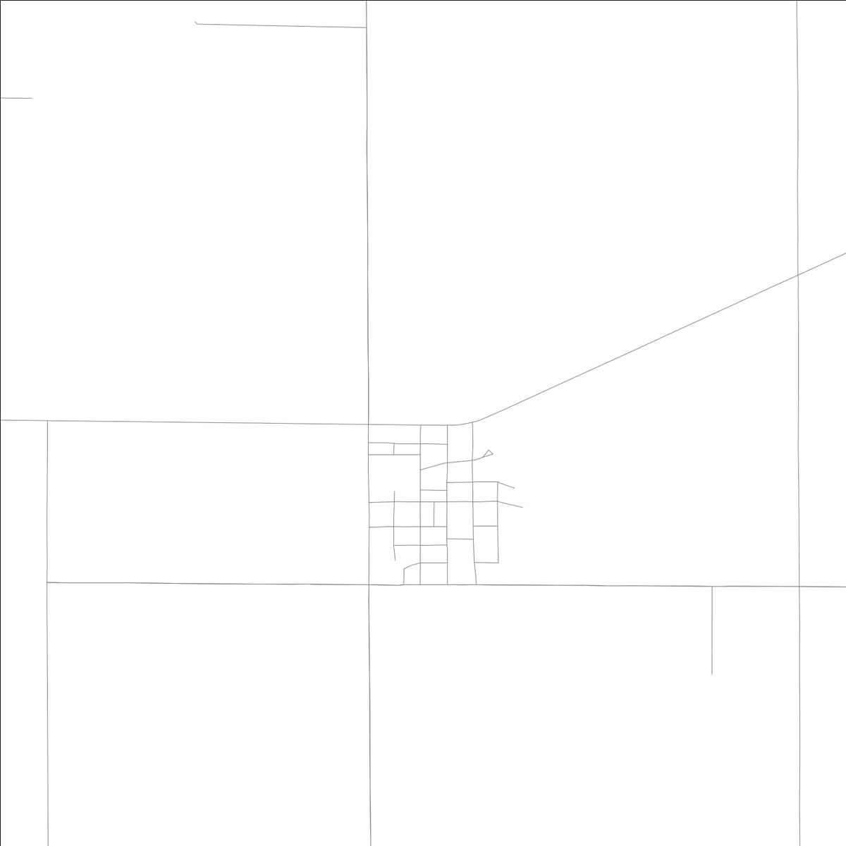 ROAD MAP OF LOST NATION, LOWA BY MAPBAKES