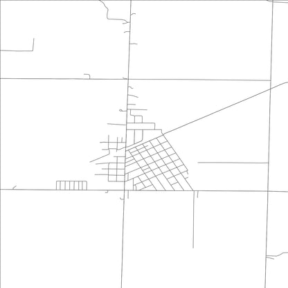 ROAD MAP OF LADDONIA, MISSOURI BY MAPBAKES